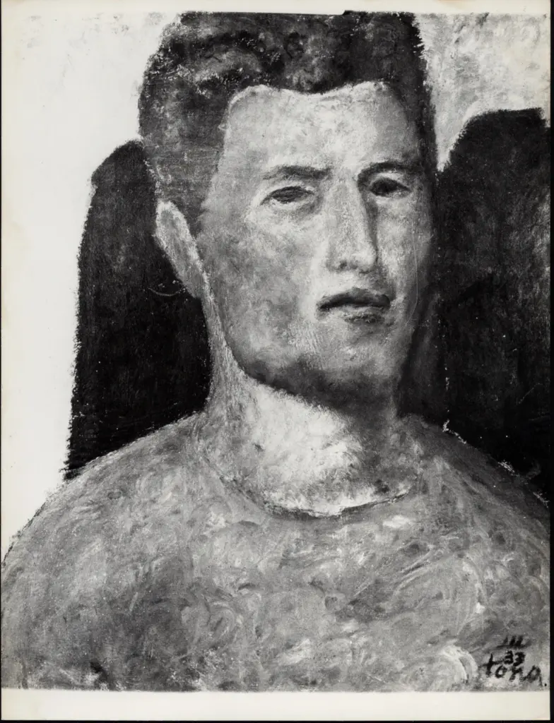 Anonimo , Zancanaro, Antonio - sec. XX - Ritratto maschile , fronte