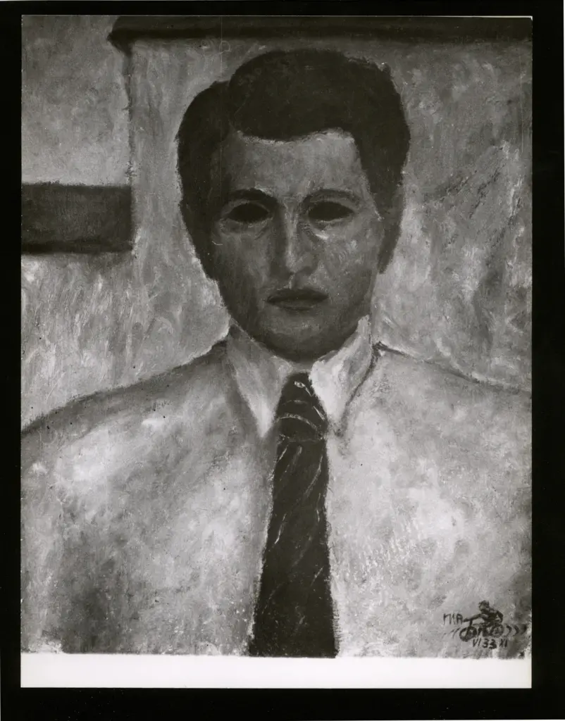 Anonimo , Zancanaro, Antonio - sec. XX - Ritratto maschile , fronte