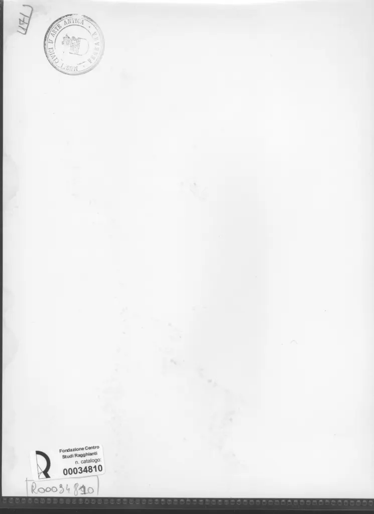 Anonimo , Zancanaro, Antonio - sec. XX - Ritratto maschile , retro