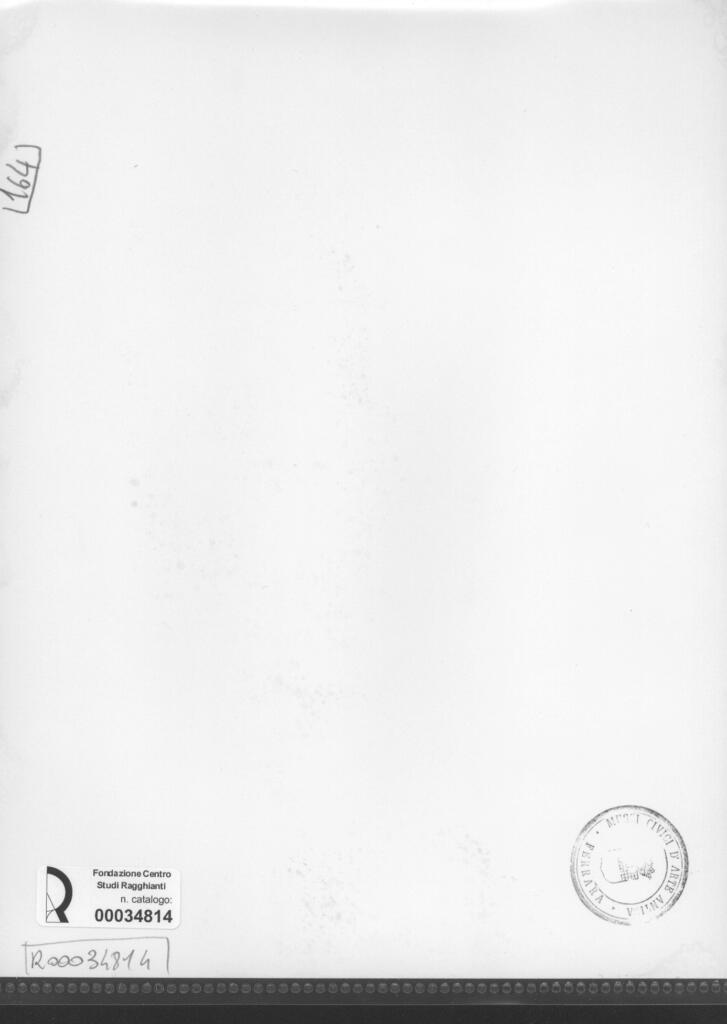 Anonimo , Zancanaro, Antonio - sec. XX - Palazzi con disegni , retro