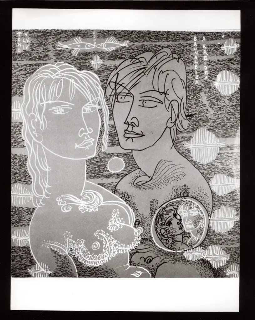 Anonimo , Zancanaro, Antonio - sec. XX - Brunalbica a Kreidea , fronte