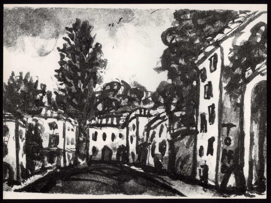 Anonimo , Zancanaro, Antonio - sec. XX - Paesaggio , fronte