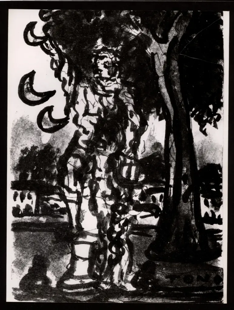 Anonimo , Zancanaro, Antonio - sec. XX - Monumento in piazza , fronte