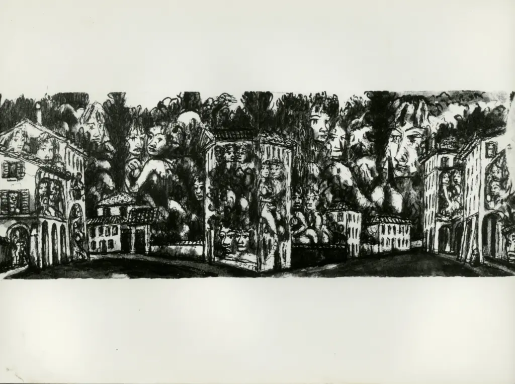 Anonimo , Zancanaro, Antonio - sec. XX - Composizione , fronte