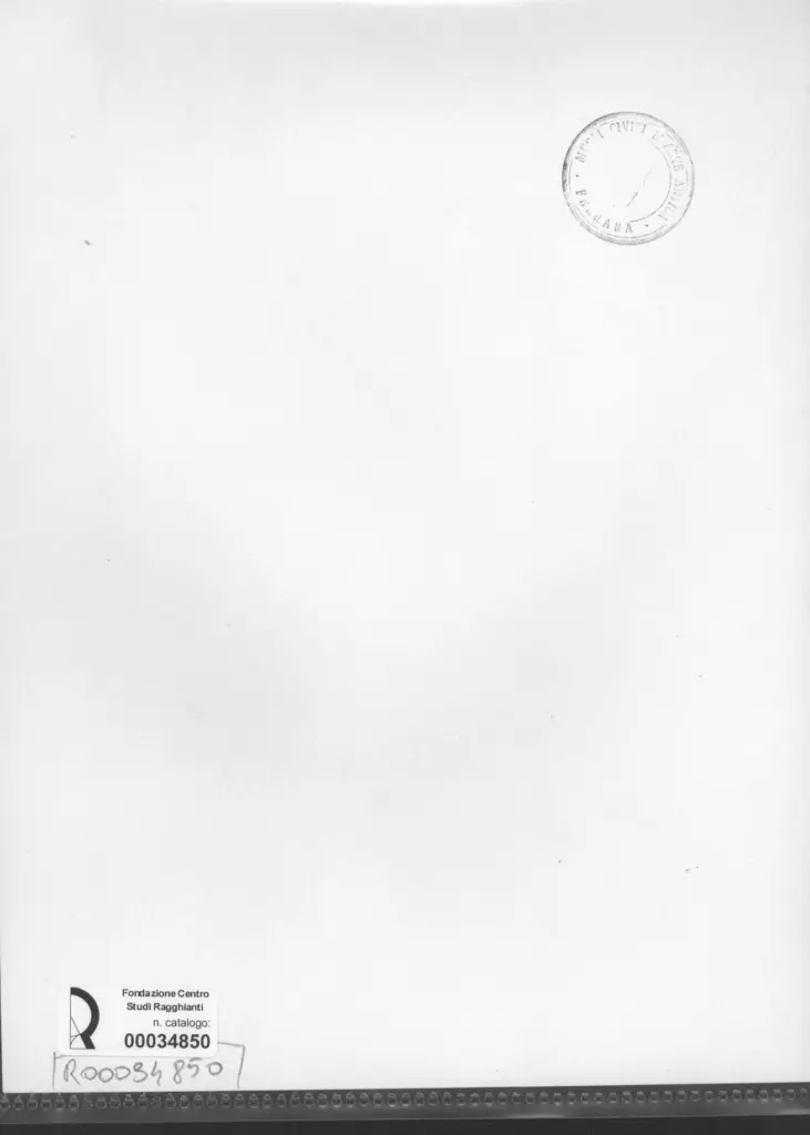 Anonimo , Zancanaro, Antonio - sec. XX - Uomo che dorme , retro