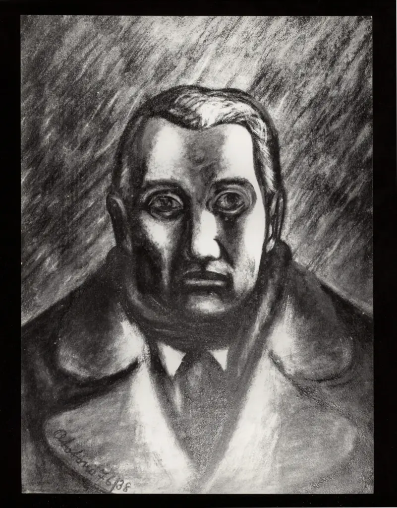 Anonimo , Zancanaro, Antonio - sec. XX - Ritratto maschile , fronte