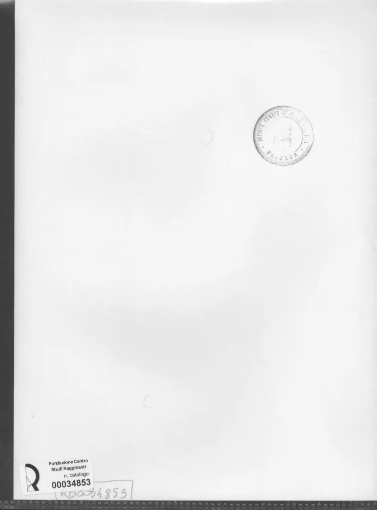 Anonimo , Zancanaro, Antonio - sec. XX - Ritratto maschile , retro