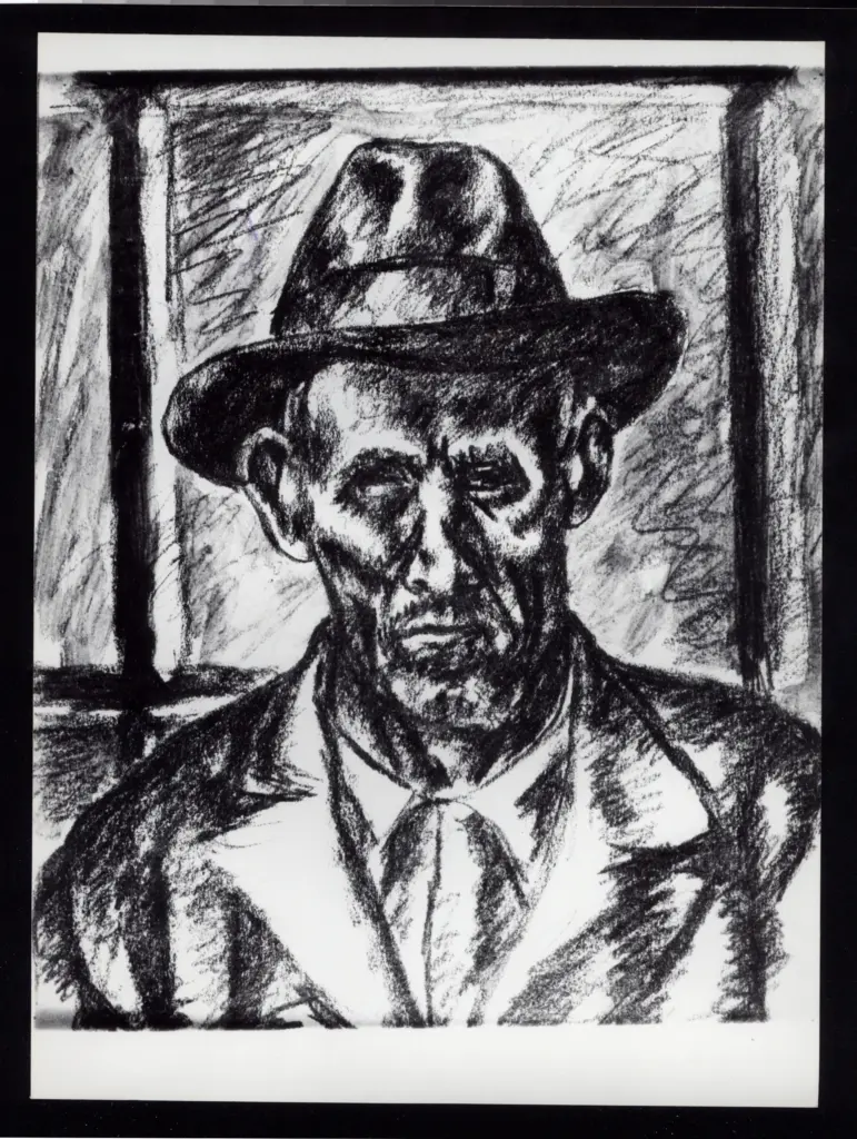 Anonimo , Zancanaro, Antonio - sec. XX - Ritratto maschile , fronte