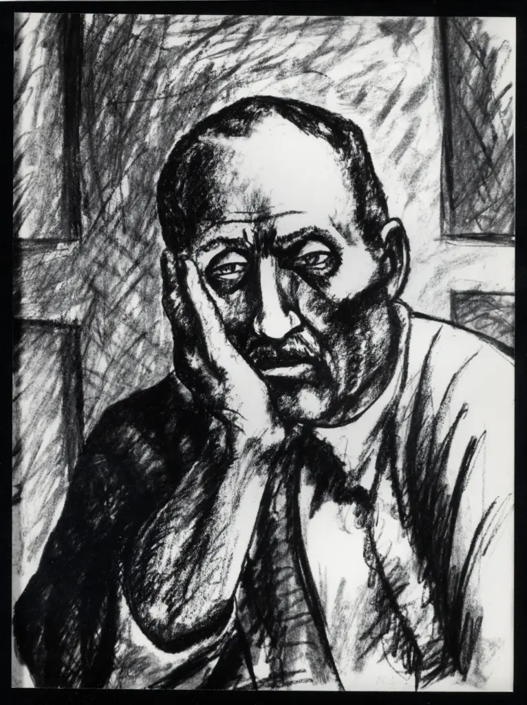 Anonimo , Zancanaro, Antonio - sec. XX - Ritratto maschile , fronte