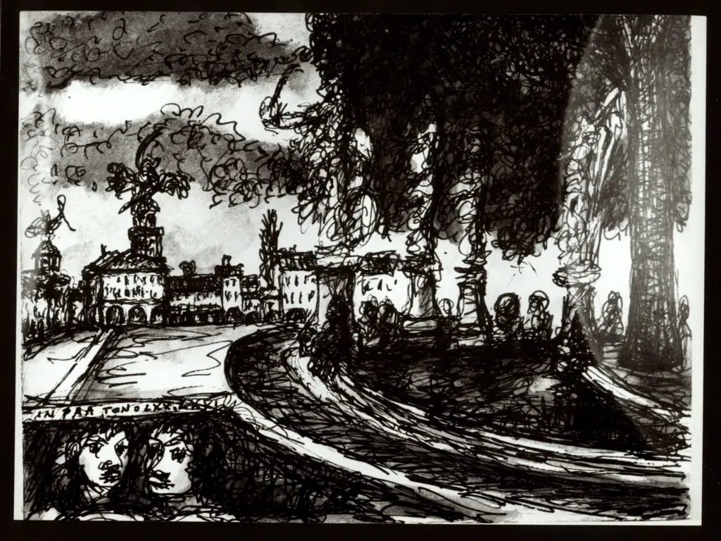 Anonimo , Zancanaro, Antonio - sec. XX - In Pr&agrave; , fronte