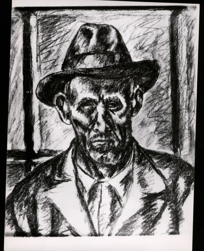 Anonimo , Zancanaro, Antonio - sec. XX - Ritratto maschile , fronte