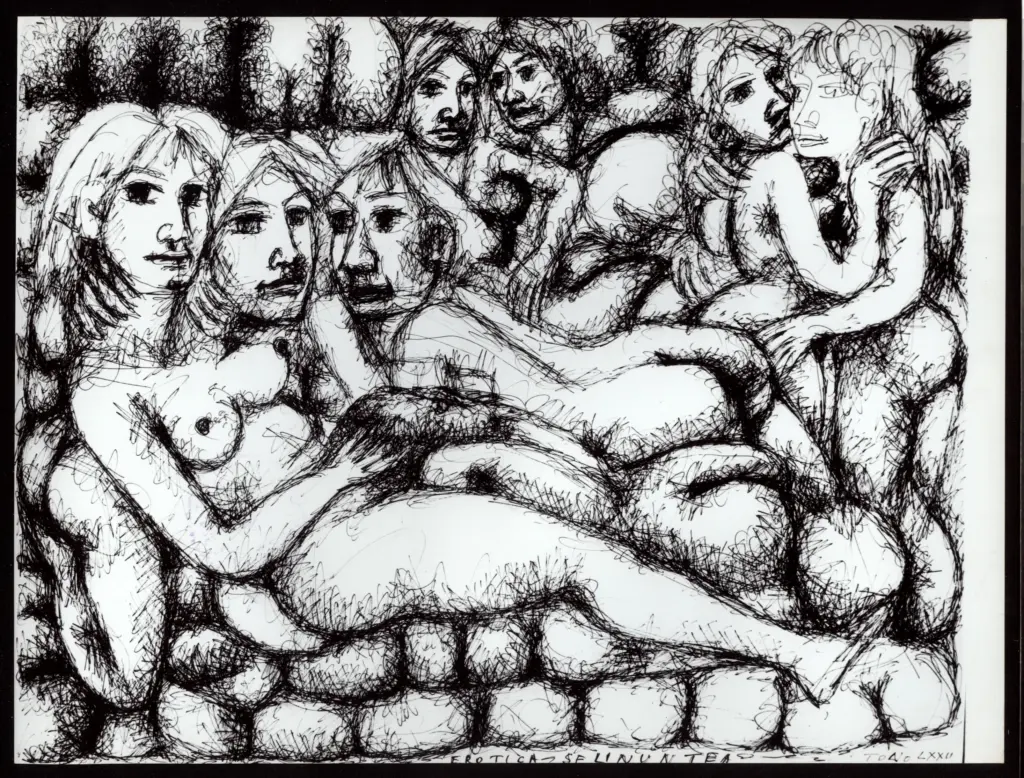 Anonimo , Zancanaro, Antonio - sec. XX - Erotica