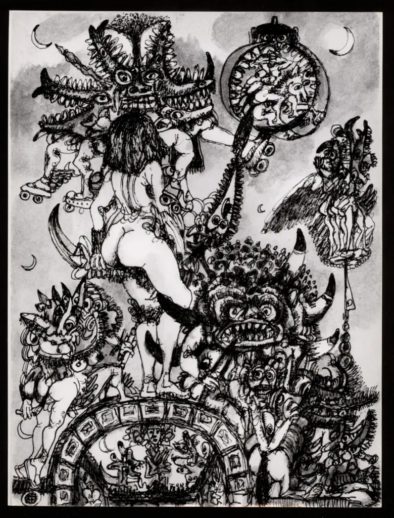 Anonimo , Zancanaro, Antonio - sec. XX - Composizione allegorica