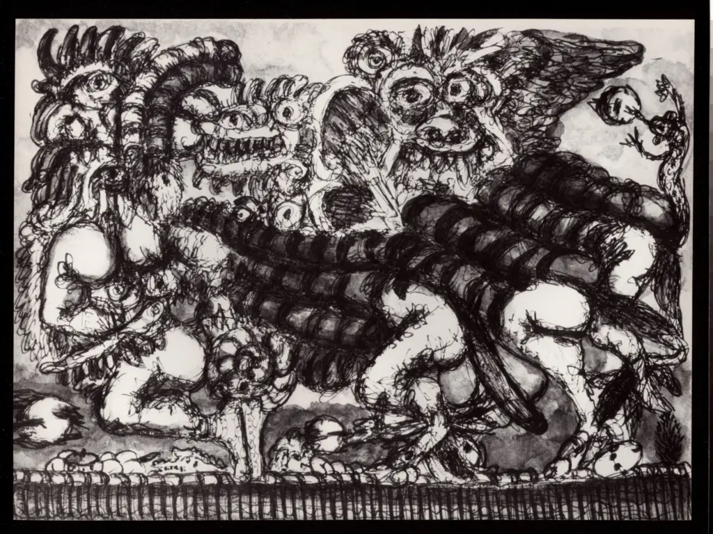 Anonimo , Zancanaro, Antonio - sec. XX - Composizione allegorica , fronte