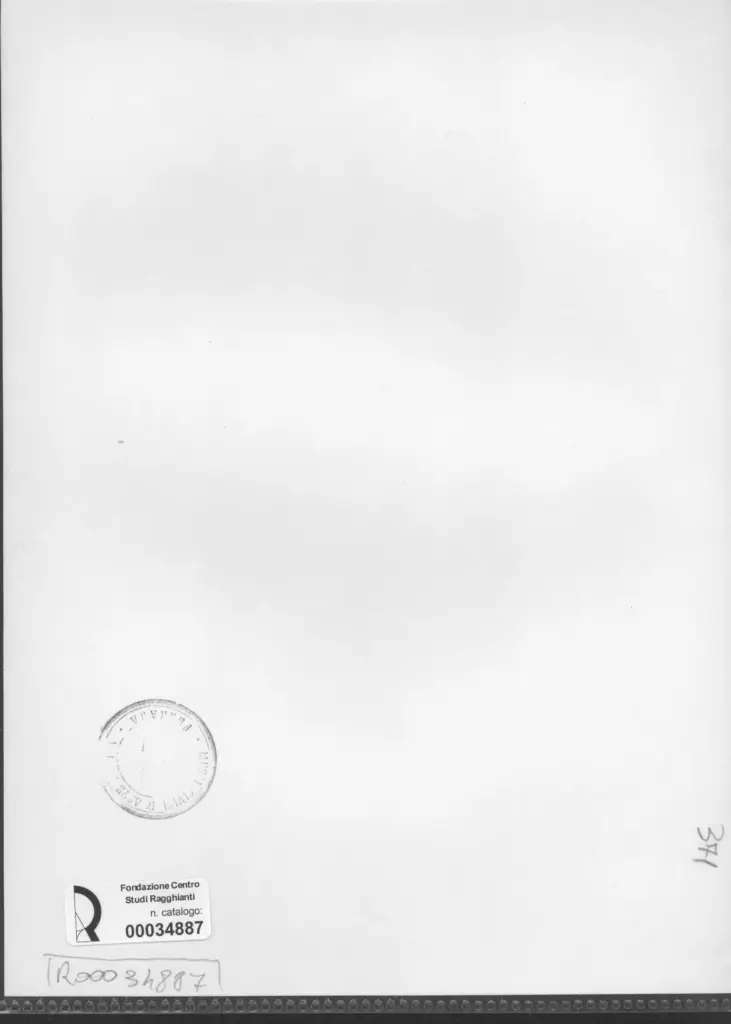 Anonimo , Zancanaro, Antonio - sec. XX - Composizione allegorica , retro