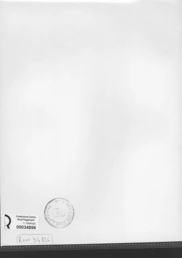 Anonimo , Zancanaro, Antonio - sec. XX - Ritratto maschile , retro