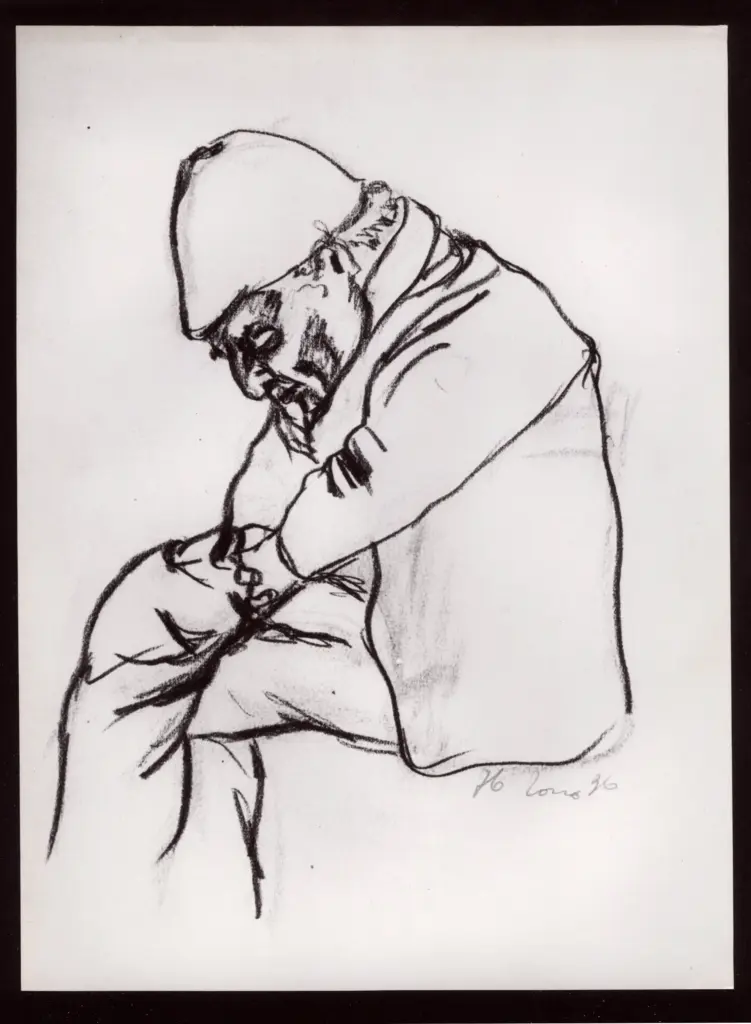 Anonimo , Zancanaro, Antonio - sec. XX - Figura maschile , fronte