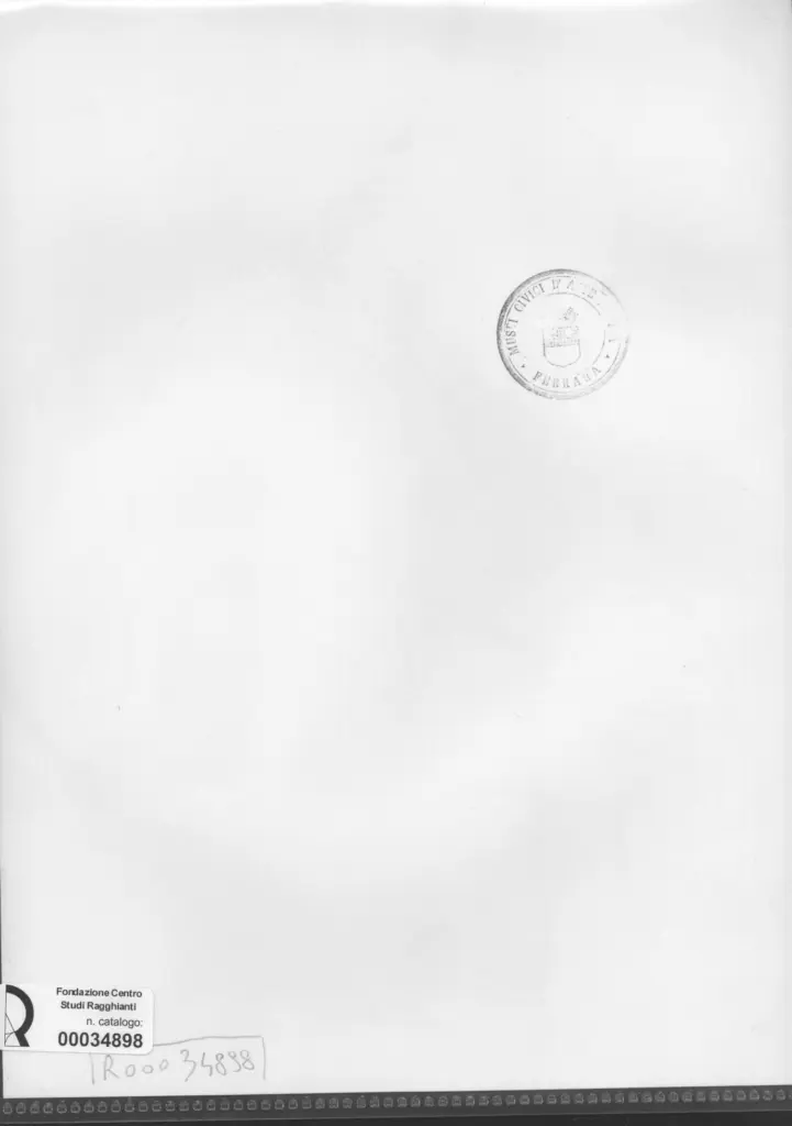 Anonimo , Zancanaro, Antonio - sec. XX - Figura maschile , retro