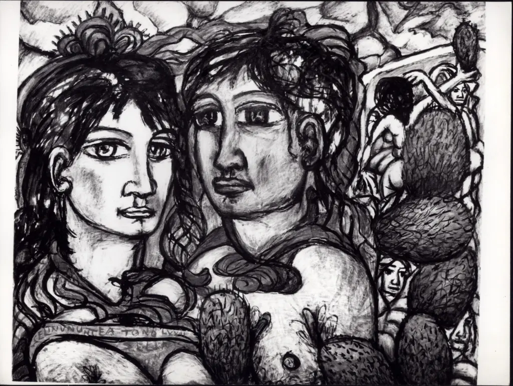 Anonimo , Zancanaro, Antonio - sec. XX - Un uomo e una donna , fronte