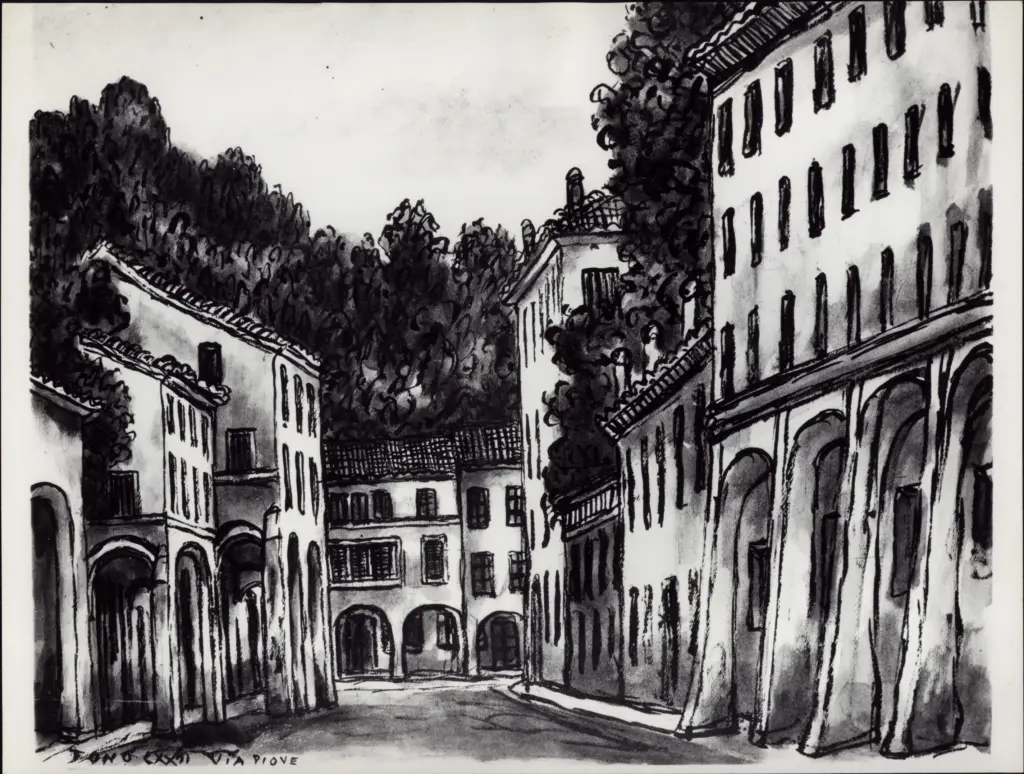 Anonimo , Zancanaro, Antonio - sec. XX - Via Piove , fronte