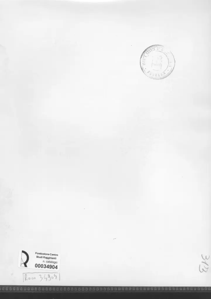 Anonimo , Zancanaro, Antonio - sec. XX - Via Piove , retro