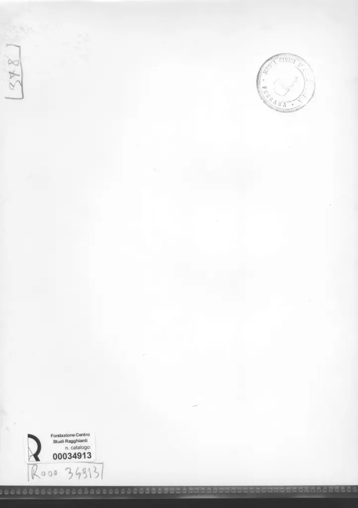 Anonimo , Zancanaro, Antonio - sec. XX - Palagonia domus , retro