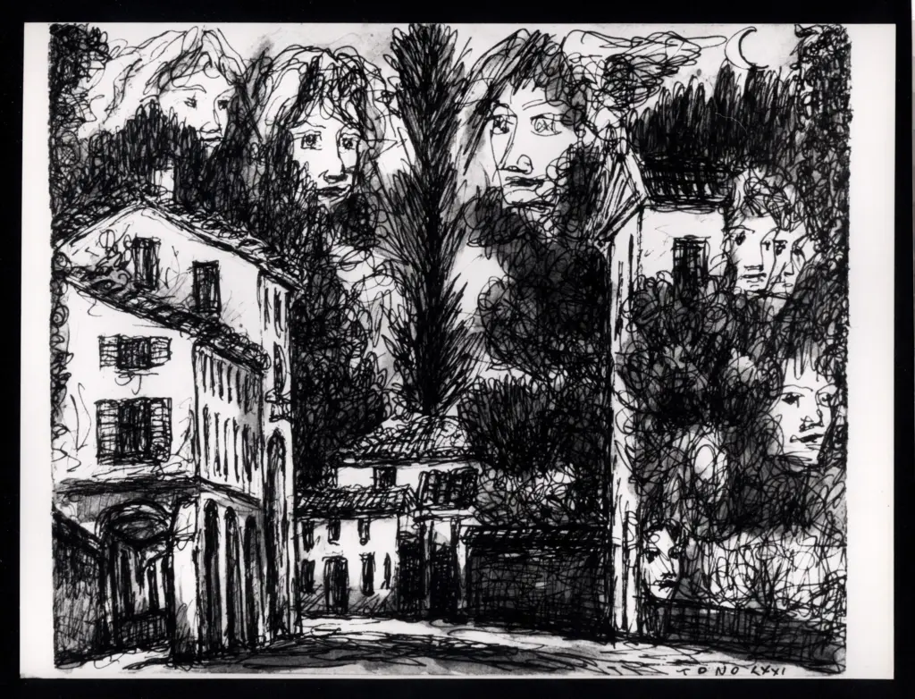 Anonimo , Zancanaro, Antonio - sec. XX - Composizione , fronte