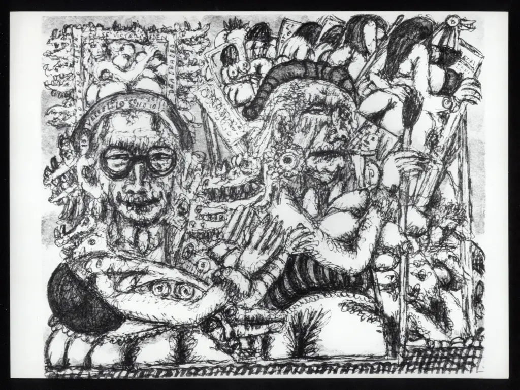 Anonimo , Zancanaro, Antonio - sec. XX - Caricatura , fronte