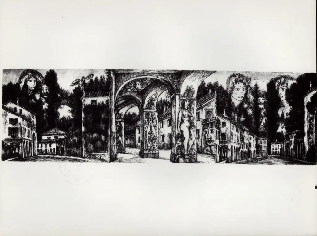 Anonimo , Zancanaro, Antonio - sec. XX - Paesaggi , fronte