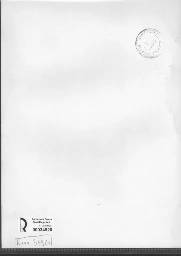 Anonimo , Zancanaro, Antonio - sec. XX - Piazza con fontana , retro