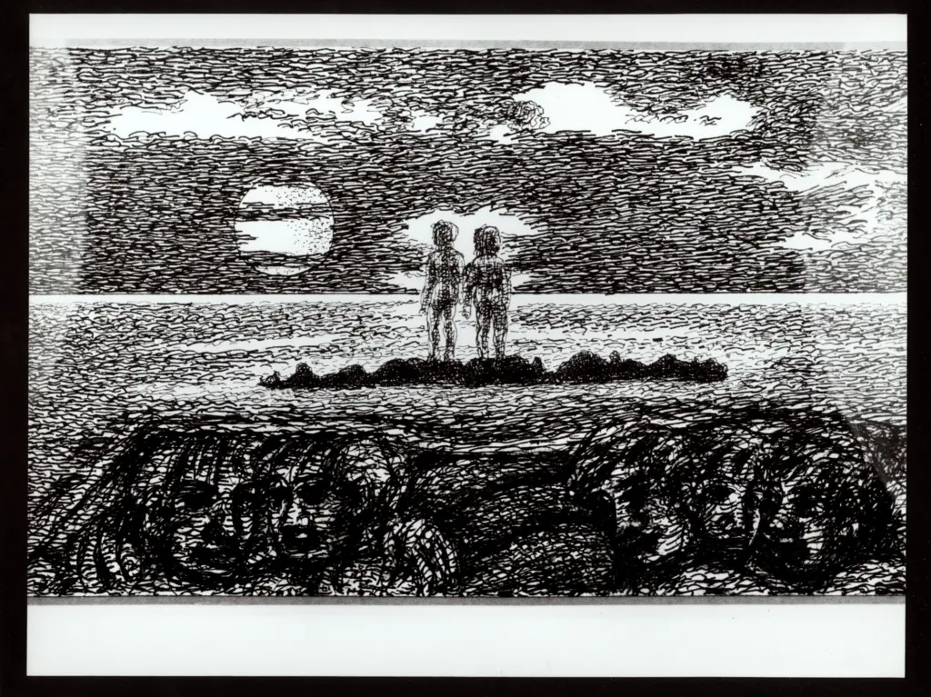 Anonimo , Zancanaro, Antonio - sec. XX - Tramonto , fronte