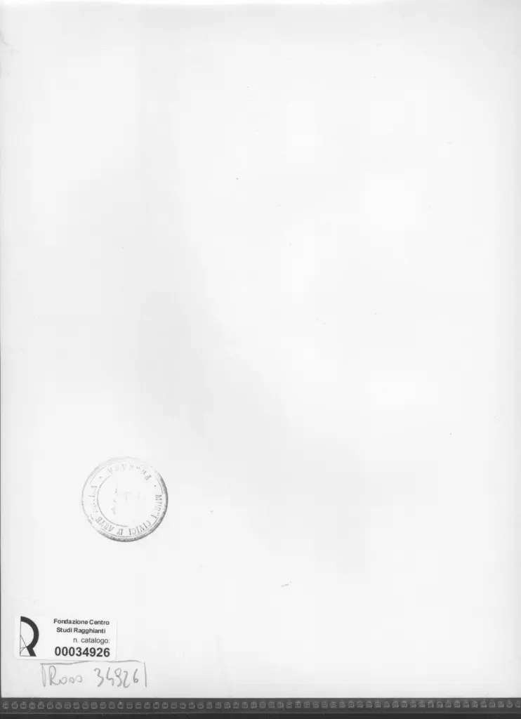 Anonimo , Zancanaro, Antonio - sec. XX - Composizione , retro