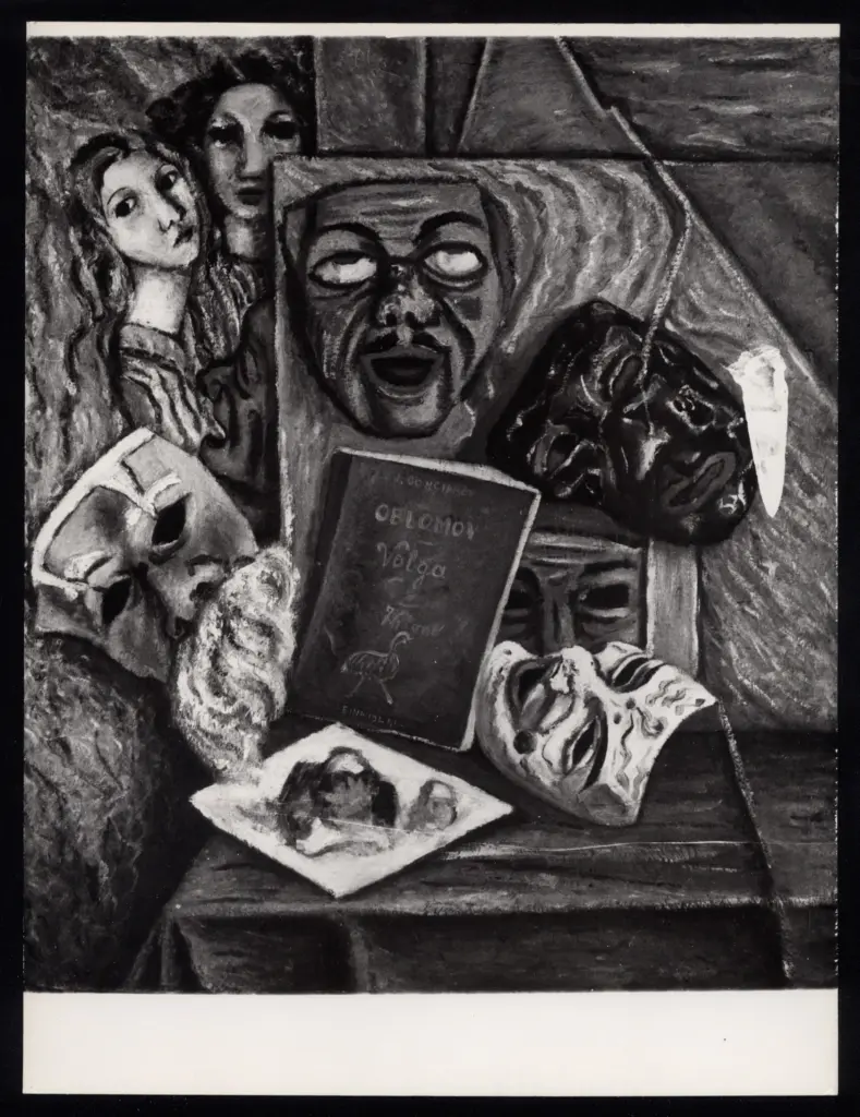 Anonimo , Zancanaro, Antonio - sec. XX - Maschere , fronte