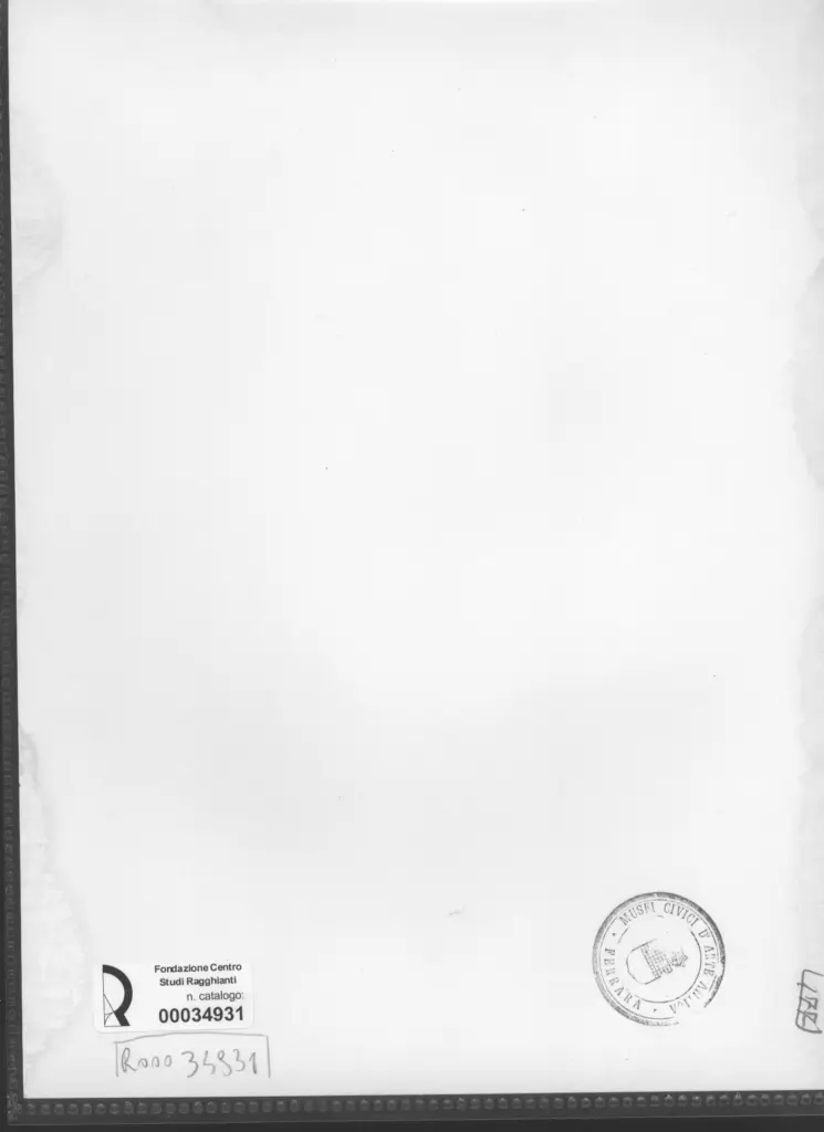 Anonimo , Zancanaro, Antonio - sec. XX - Composizione , retro