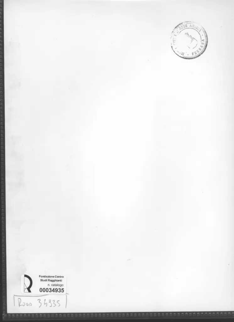 Anonimo , Zancanaro, Antonio - sec. XX - Paesaggio cittadino , retro