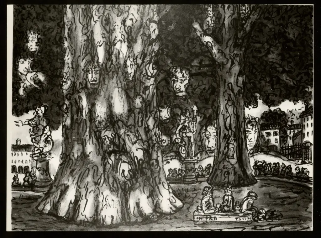 Anonimo , Zancanaro, Antonio - sec. XX - In Pr&agrave; , fronte