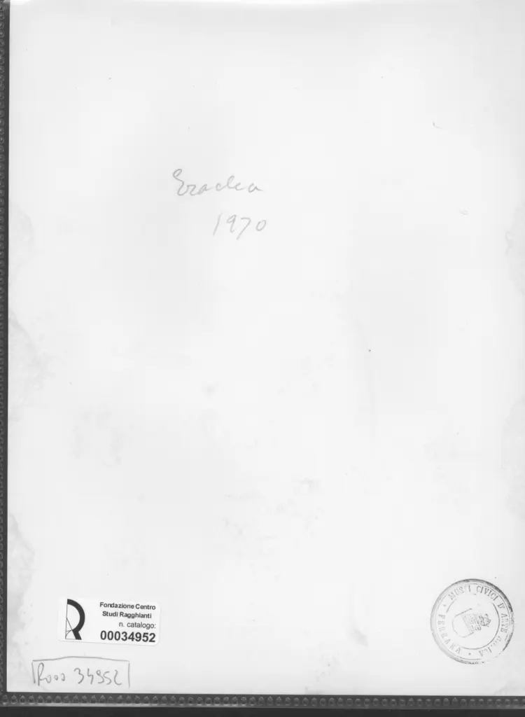 Anonimo , Zancanaro, Antonio - sec. XX - Eraclea , retro