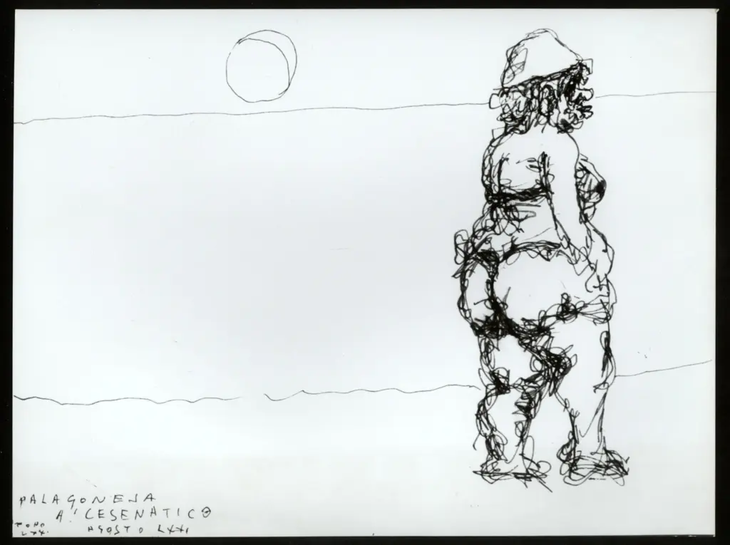 Anonimo , Zancanaro, Antonio - sec. XX - Palagonesa a Cesenatico , fronte