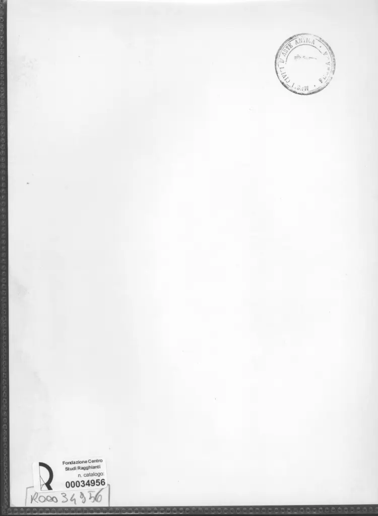 Anonimo , Zancanaro, Antonio - sec. XX - Sotto gli archi , retro