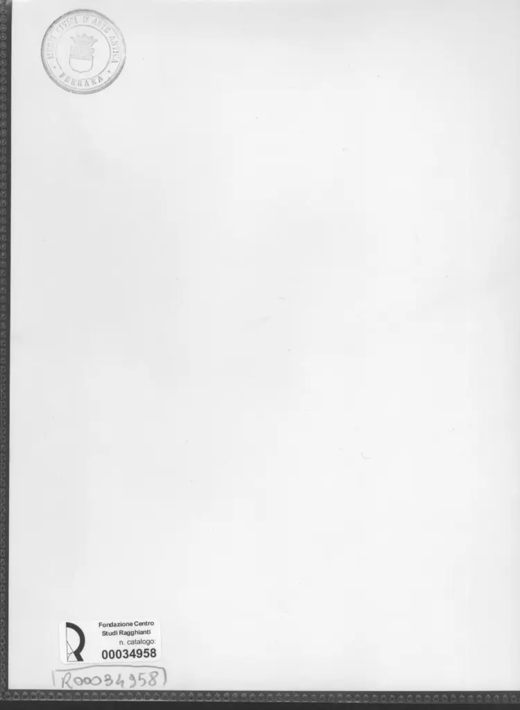 Anonimo , Zancanaro, Antonio - sec. XX - In Palagonia domusa , retro