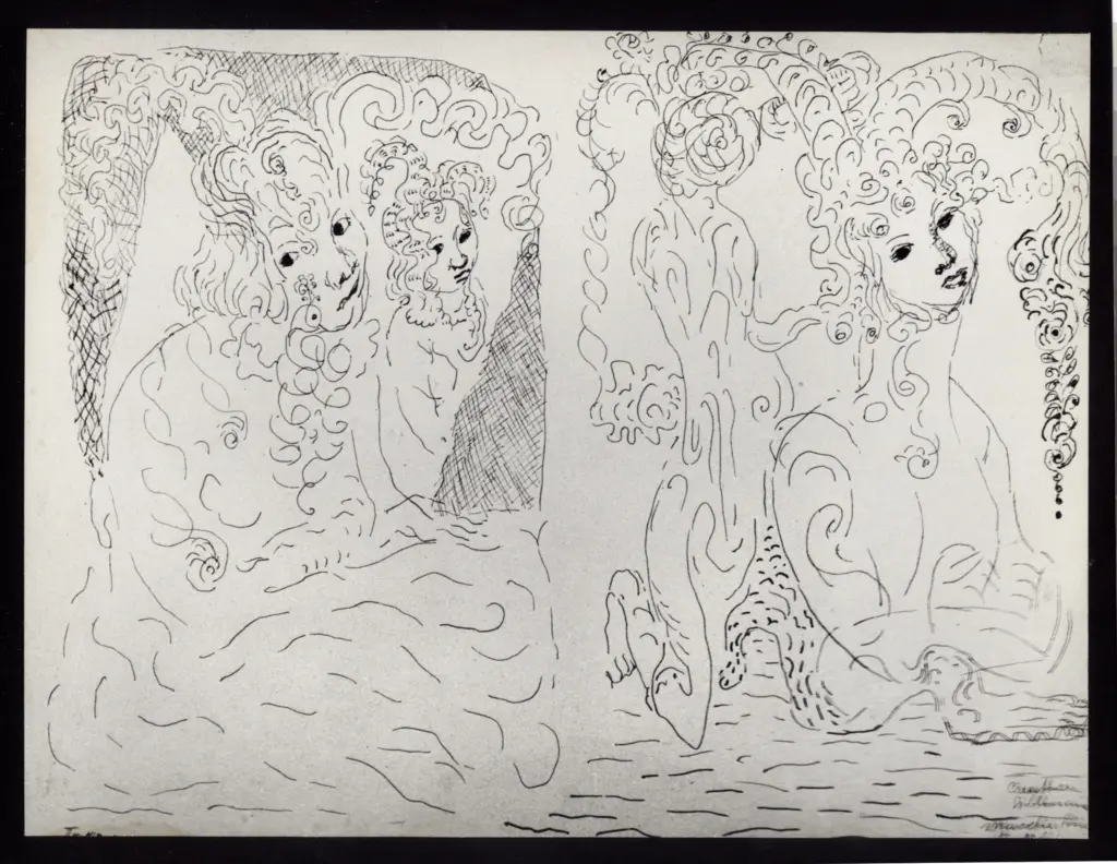 Anonimo , Zancanaro, Antonio - sec. XX - Tre figure