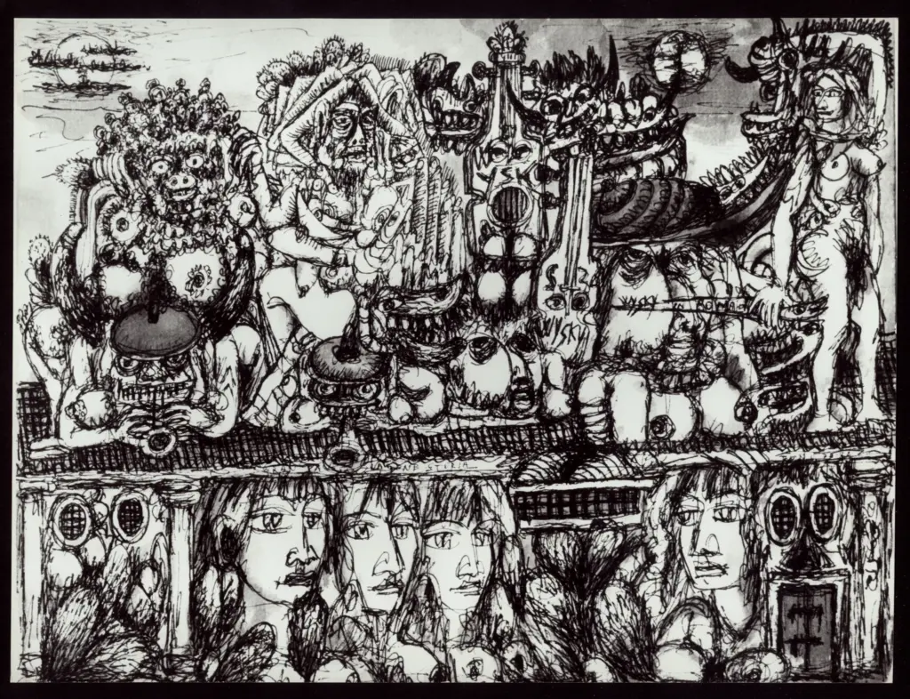 Anonimo , Zancanaro, Antonio - sec. XX - Composizione , fronte