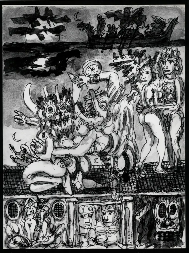 Anonimo , Zancanaro, Antonio - sec. XX - Palagonia domussa , fronte