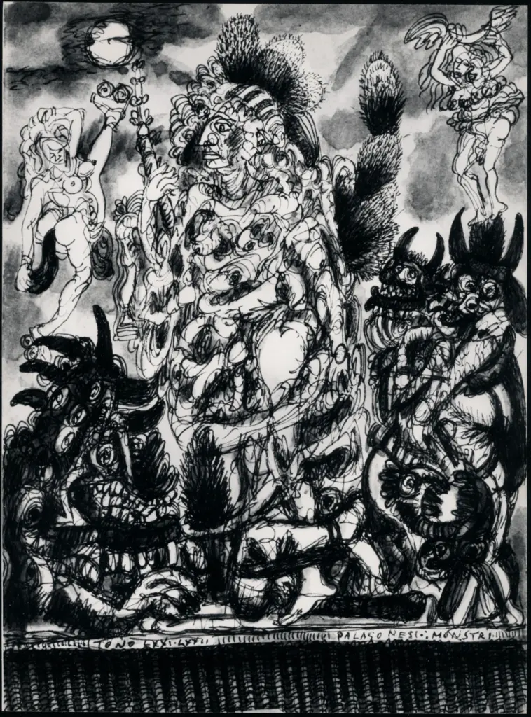 Anonimo , Zancanaro, Antonio - sec. XX - Palagonesi monstri , fronte