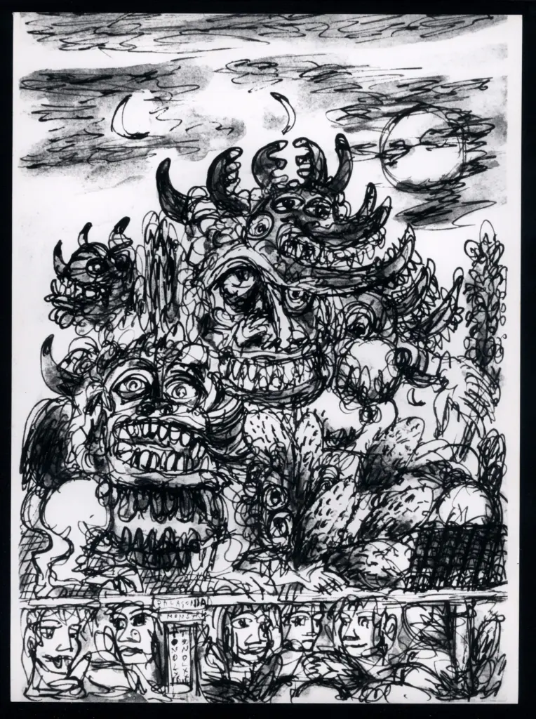 Anonimo , Zancanaro, Antonio - sec. XX - Palagonia monstri , fronte