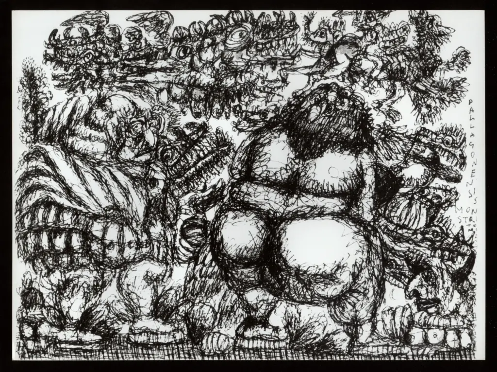 Anonimo , Zancanaro, Antonio - sec. XX - Palagonensis monstri , fronte