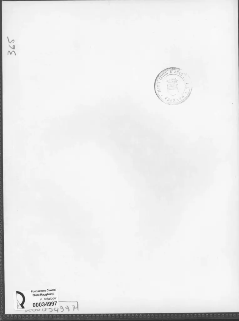 Anonimo , Zancanaro, Antonio - sec. XX - Domus Palagonia , retro