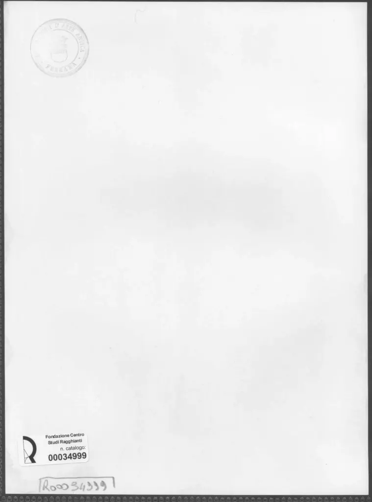 Anonimo , Zancanaro, Antonio - sec. XX - Pallagonia , retro