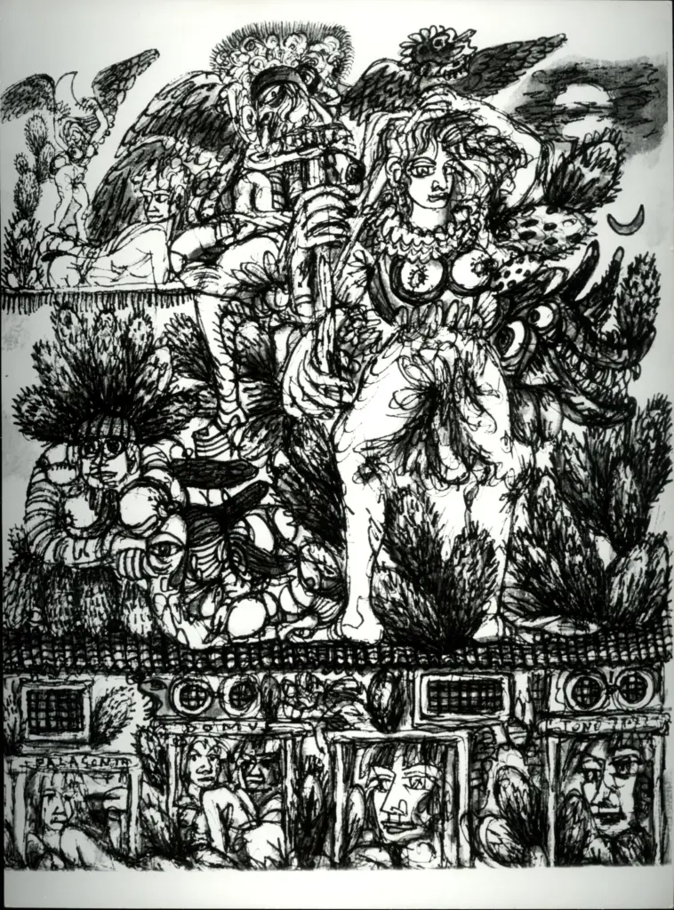 Anonimo , Zancanaro, Antonio - sec. XX - Domus Palagonia , fronte