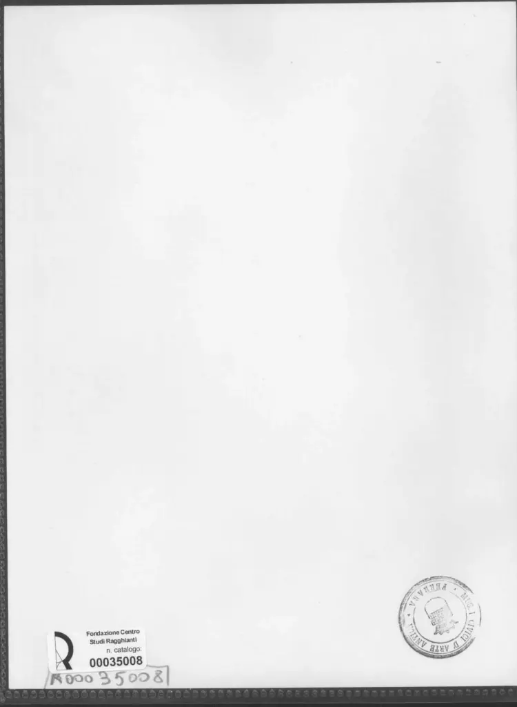 Anonimo , Zancanaro, Antonio - sec. XX - Disegno , retro